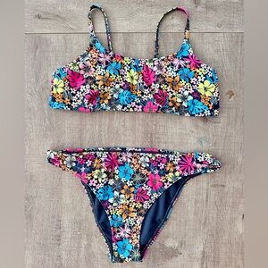Roxy Multicolor Floral Bikini